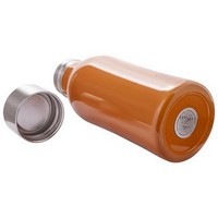 photo B Bottles Twin - Glossy Orange - 350 ml - Double wall thermal bottle in 18/10 stainless steel 2